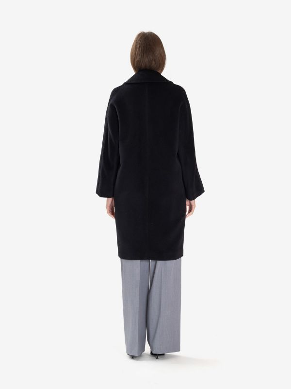 MAX MARA Cappotto corto doppiopetto Nero