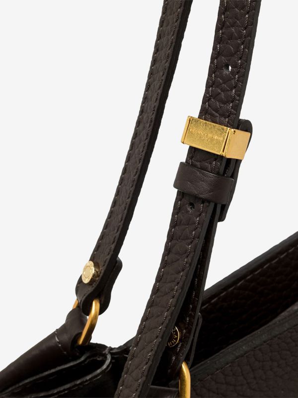 GIANNI CHIARINI Bloom media pelle Testa di moro