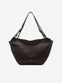 GIANNI CHIARINI Bloom: borsa grande due manici pelle Testa di moro