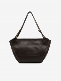 GIANNI CHIARINI Bloom: borsa grande due manici pelle Testa di moro