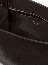 GIANNI CHIARINI Bloom: borsa grande due manici pelle Testa di moro