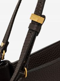 GIANNI CHIARINI Bloom: borsa grande due manici pelle Testa di moro