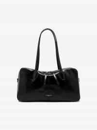 GIANNI CHIARINI Aryna: bauletto pelle lucida Nero