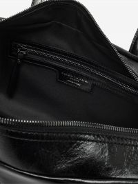 GIANNI CHIARINI Aryna: bauletto pelle lucida Nero