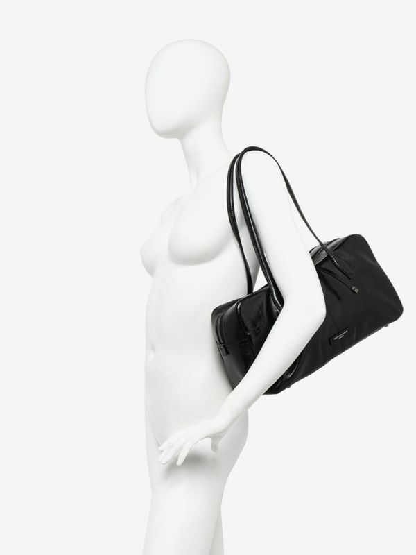 GIANNI CHIARINI Aryna: bauletto pelle lucida Nero