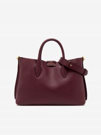 GIANNI CHIARINI Aretha: borsa due manici pelle Prugna