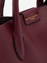 GIANNI CHIARINI Aretha: borsa due manici pelle Prugna