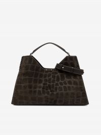 GIANNI CHIARINI Aurora : borsa grande un manico camoscio cocco Marrone