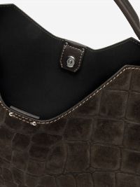 GIANNI CHIARINI Aurora : borsa grande un manico camoscio cocco Marrone