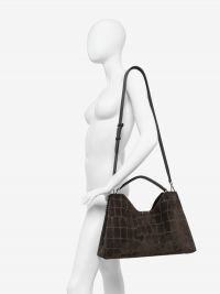 GIANNI CHIARINI Aurora : borsa grande un manico camoscio cocco Marrone