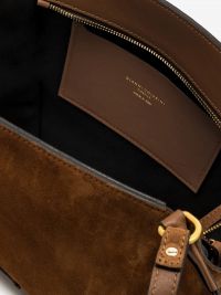 GIANNI CHIARINI Bloom: borsa due manici camoscio media Cuoio