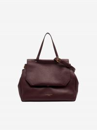 GIANNI CHIARINI Ottavia : borsa grande un manico con patta Prugna