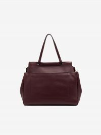 GIANNI CHIARINI Ottavia : borsa grande un manico con patta Prugna