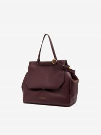 GIANNI CHIARINI Ottavia : borsa grande un manico con patta Prugna