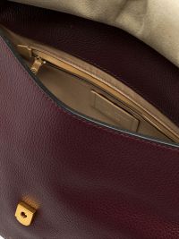 GIANNI CHIARINI Ottavia : borsa grande un manico con patta Prugna