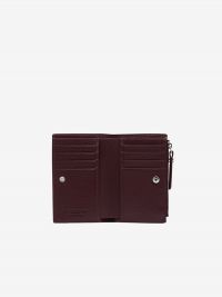 GIANNI CHIARINI Portafoglio piccolo con zip Prugna