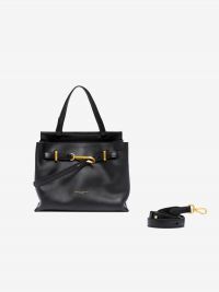 GIANNI CHIARINI Tilda : borsa un manico pelle media con fibbia Nero