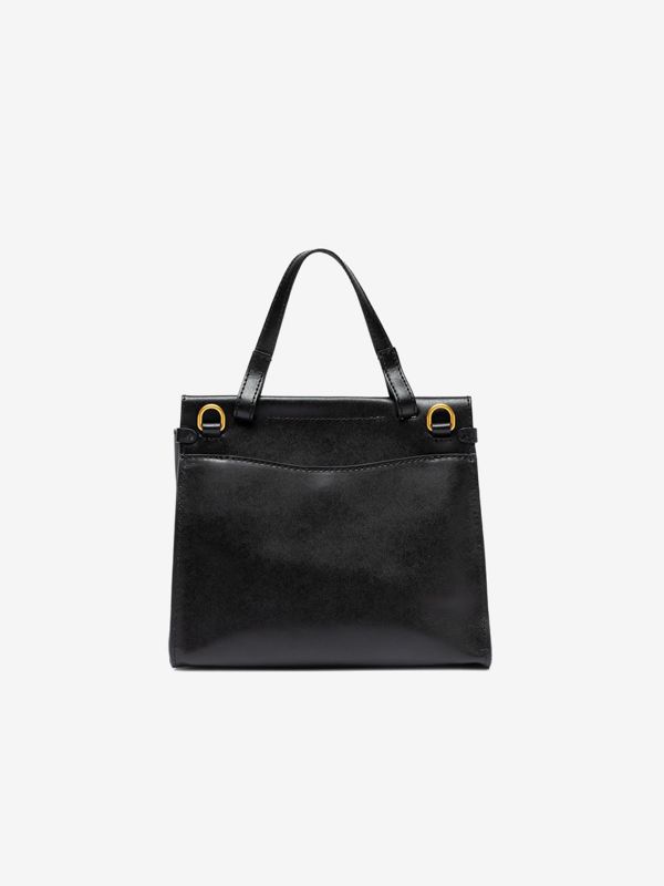 GIANNI CHIARINI Tilda : borsa un manico pelle media con fibbia Nero