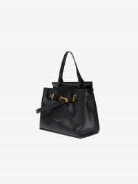 GIANNI CHIARINI Tilda : borsa un manico pelle media con fibbia Nero