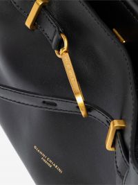 GIANNI CHIARINI Tilda : borsa un manico pelle media con fibbia Nero