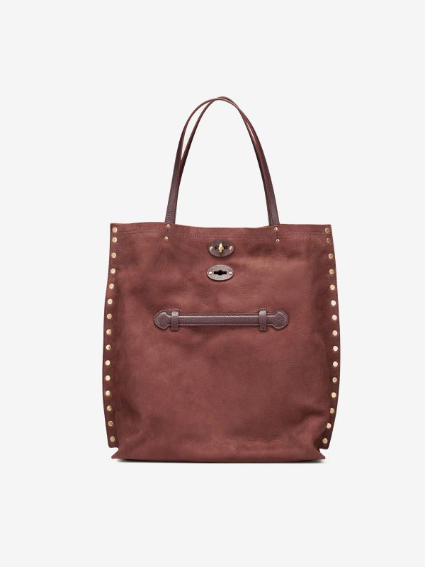 ZANELLATO Borsa "a spasso" nabuk Bordeaux