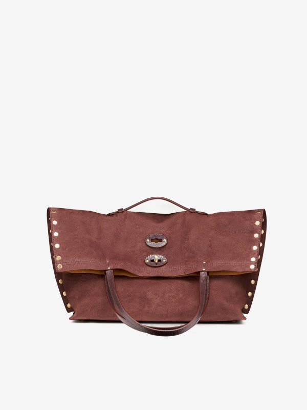 ZANELLATO Borsa "a spasso" nabuk Bordeaux