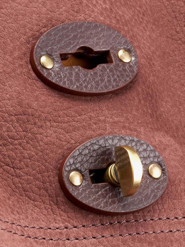 ZANELLATO Borsa "a spasso" nabuk Bordeaux