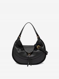 GIANNI CHIARINI Edith: borsa a spalla mezza luna Nero