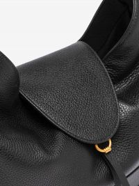 GIANNI CHIARINI Edith: borsa a spalla mezza luna Nero