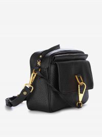 GIANNI CHIARINI Marisol : borsa tracolla pelle con moschettone Nero