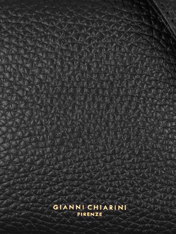 GIANNI CHIARINI Marisol : borsa tracolla pelle con moschettone Nero