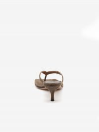 ALDO CASTAGNA Mules infradito tc 5 cm pelle Testa di moro
