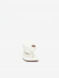 ALDO CASTAGNA Mules infradito tc 5 cm pelle Bianco