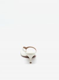 ALDO CASTAGNA Mules infradito tc 5 cm pelle Bianco