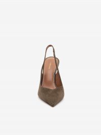 ALDO CASTAGNA Slingback tc 7 cm camoscio Testa di moro
