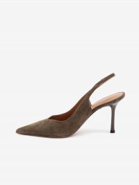 ALDO CASTAGNA Slingback tc 7 cm camoscio Testa di moro