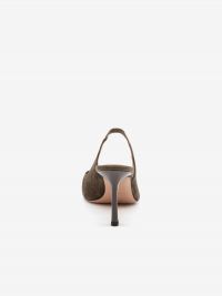 ALDO CASTAGNA Slingback tc 7 cm camoscio Testa di moro