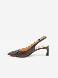 HALMANERA Slingback tc 5 cm pelle Marrone