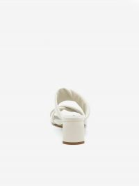 HALMANERA Mules tc 5 cm pelle Panna