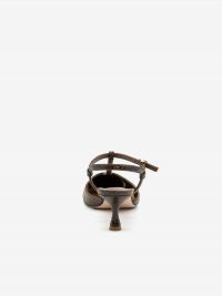 SERGIO LEVANTESI Slingback tc 5 cm pitone Marrone