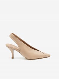 LELLA BALDI Chanel tc 7 cm pelle Farro