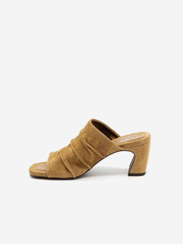 A.S.H. Mules tc 5 cm camoscio Cuoio