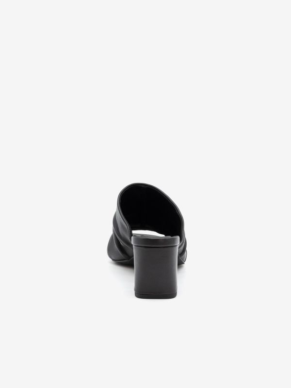 A.S.H. Mules tc 5 cm nappa Nero
