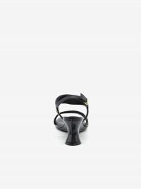 JEANNOT Sandalo zeppa tc 7 cm con fasce maculate Nero