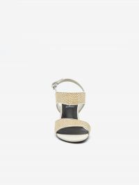 JEANNOT Sandalo tc 7 cm pelle Bianco