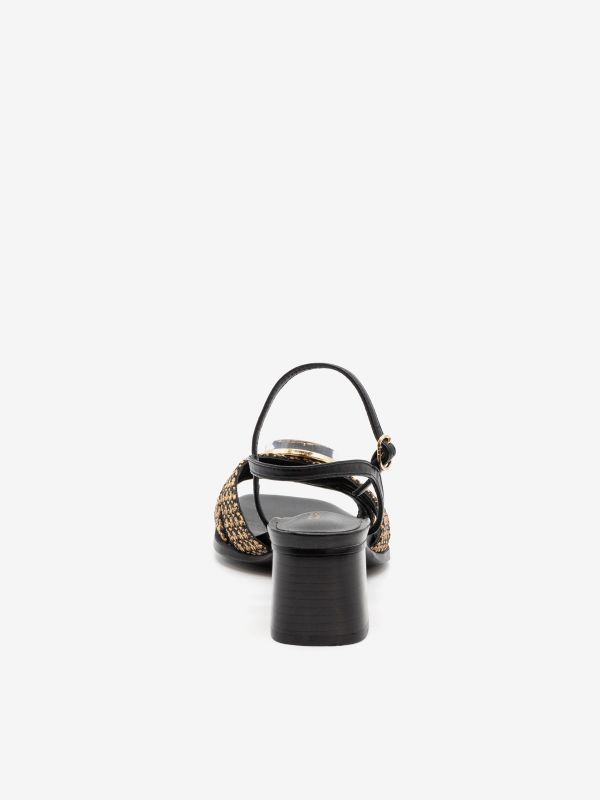 NOA HARMON Sandalo tc 5 cm con accessorio Marrone