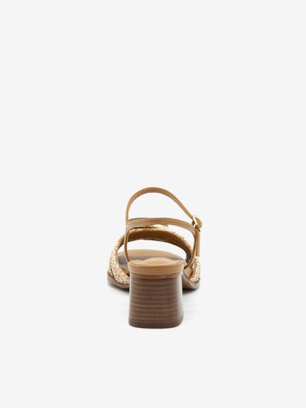 NOA HARMON Sandalo tc 5 cm con accessorio Cuoio