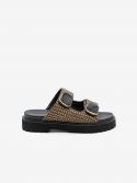 NOA HARMON Sandalo tc 5 cm con accessorio Cuoio