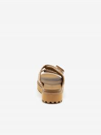 NOA HARMON Ciabattina fondo gomma due fasce Beige