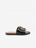 NOA HARMON Mules con plateau tc 5 cm camoscio Cuoio